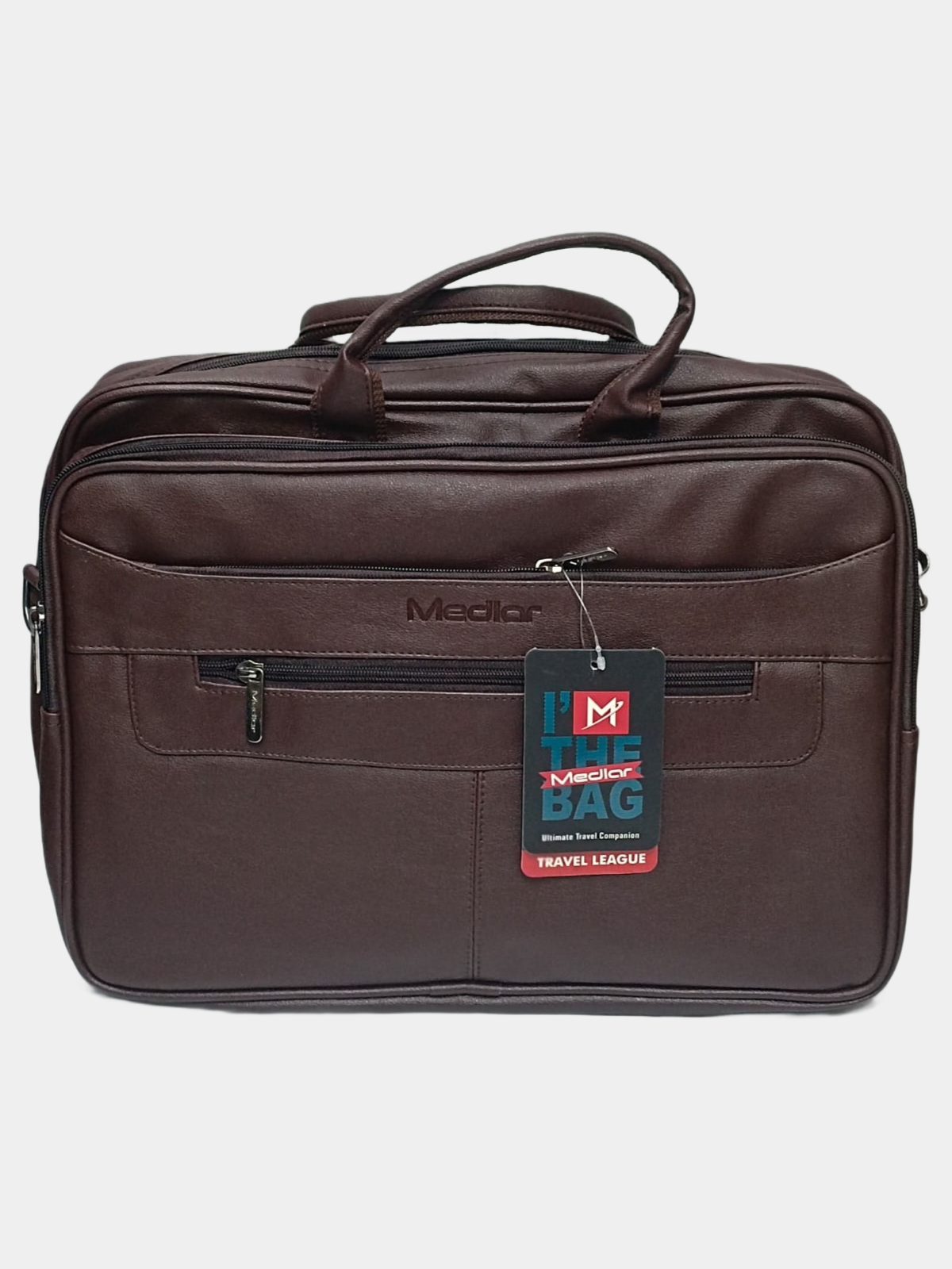 bag (3) Dark Red Color Laptop file bag - Image 1