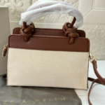 Canvas Knotted Handle Bag