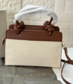 Canvas Knotted Handle Bag