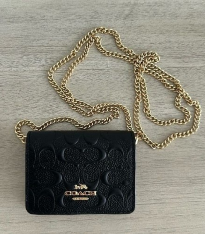 Coach Women s Mini Wallet On A Chain Coch Women Mini Wallet On A Chain - Image 1