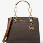 Michel Kor Cynthia Small Signature Logo Satchel