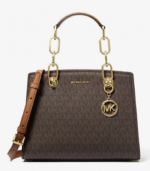 Michel Kor Cynthia Small Signature Logo Satchel